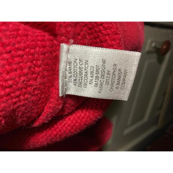 Cozy Red Penguin Holiday Sweater Large - Picture 5 of 6